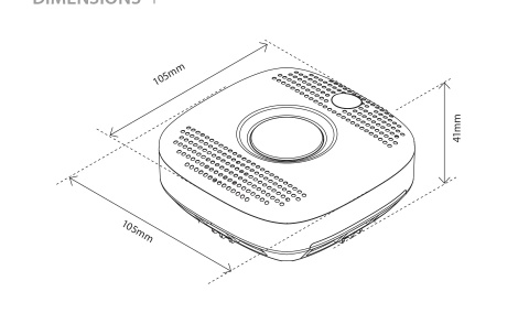 Klima Heatit Z-Baterie Detector Fum