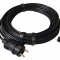 MAGNUM Heating Kit cablu degivrare jgheaburi/burlane (30 W/m) stecher si termostat ,cablu putere constanta, MHC30 600 Watt / 20 m. / 230 Volt