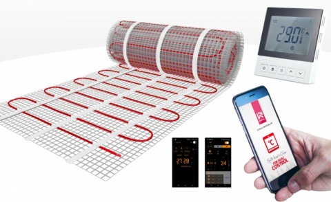 MAGNUM Heating Kit covor incalzire in pardoseala 2 m² - 300 W cu termostat programabil WIFI