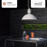 Klima Incalzitor infraroșu Mill Carbon Patio 1500w